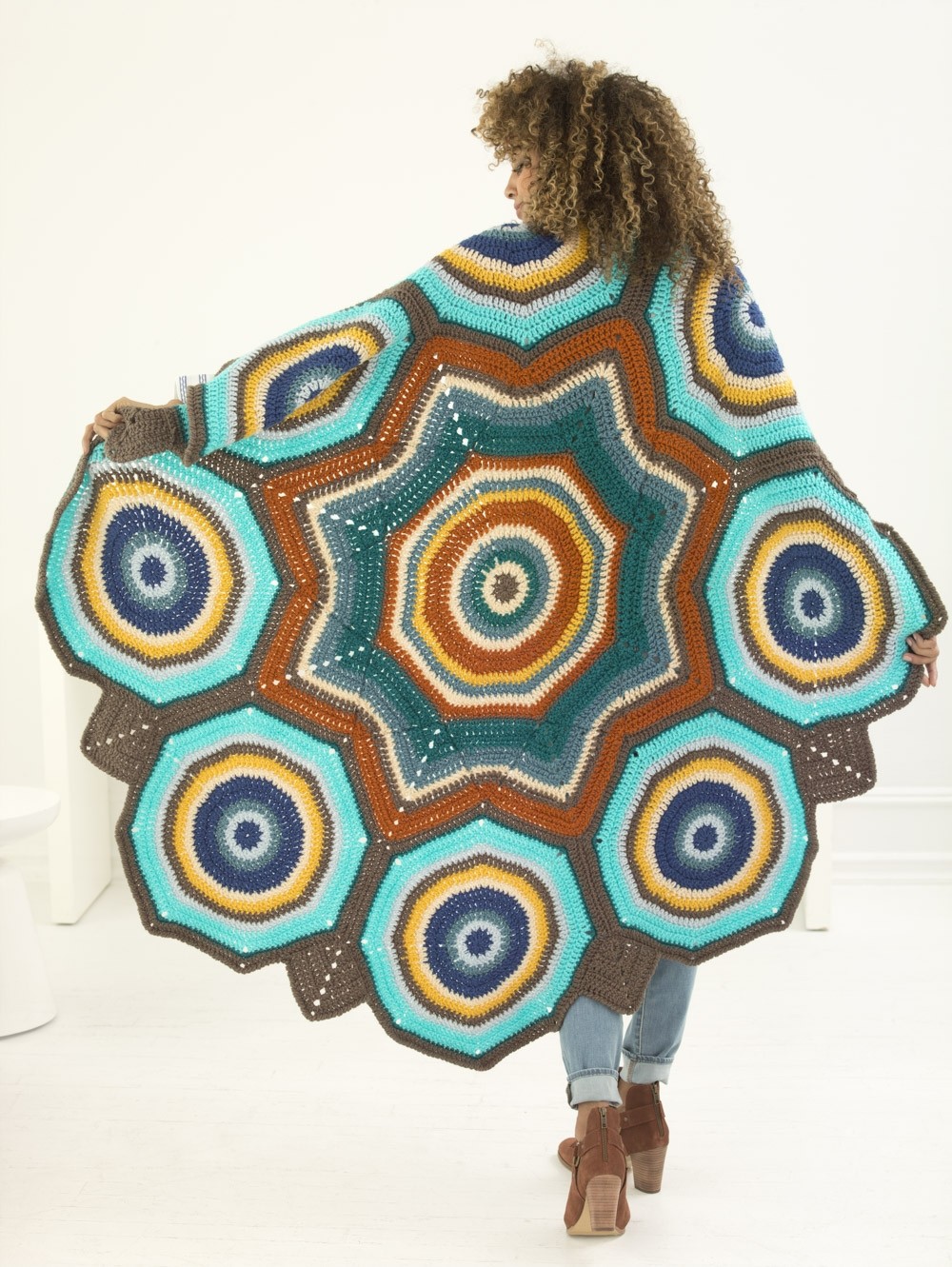 Free Crochet Pattern for a Star Mandala Afghan ⋆ Crochet Kingdom