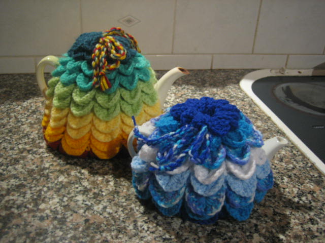 Scallop Tea Cosy Free Crochet Pattern