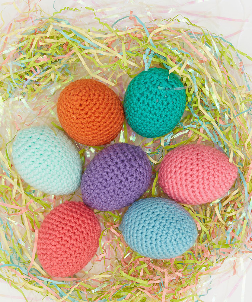Springtime Easter Eggs Free Crochet Pattern