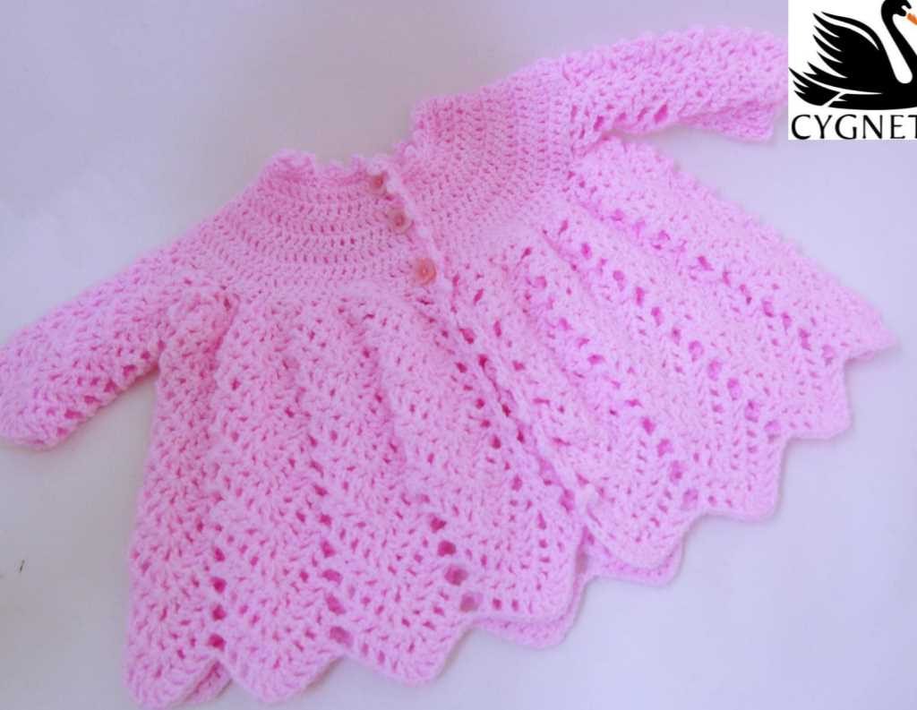 crochet baby coat