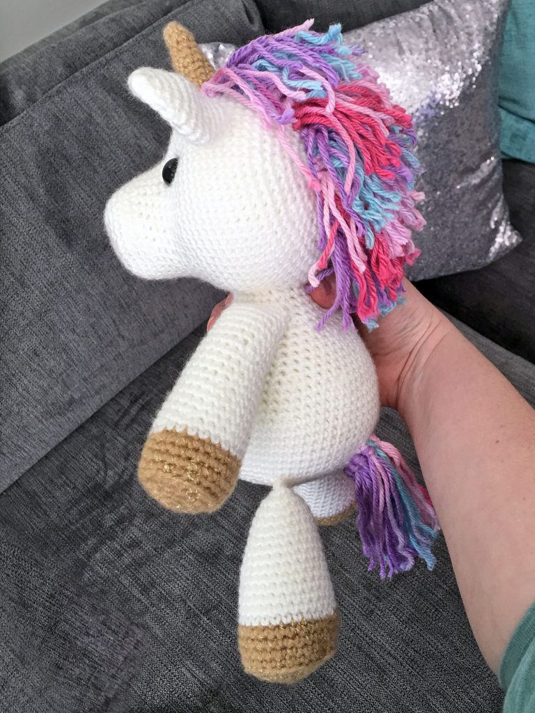 Free Amigurumi Crochet Pattern for Jazzy the Unicorn