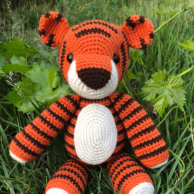 Free Amigurumi Crochet Pattern for Thomas the Tiger