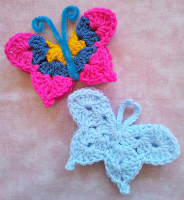 Free Crochet Patter for a Fridgie Butterfly