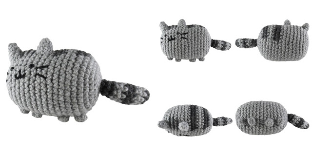Free Crochet Pattern Pusheen the Cat Amigurumi