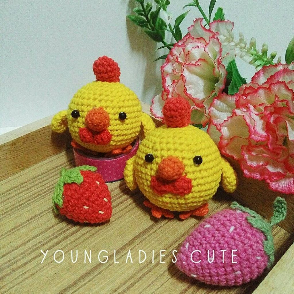 Free Crochet Pattern for Amigurumi Chickies