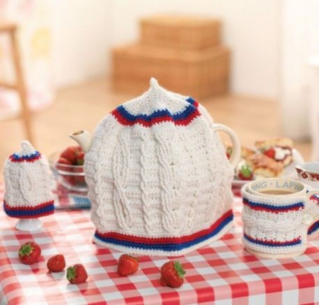 Free Crochet Pattern for a Crochet Cricket Cosy Set