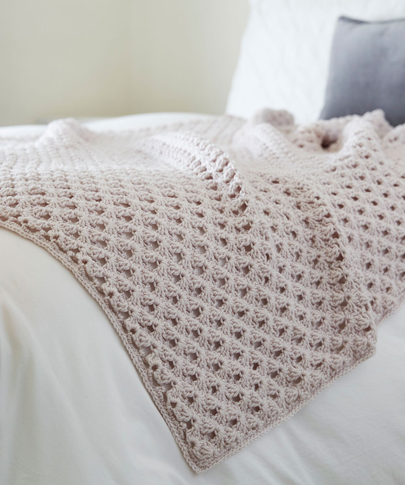 Free Crochet Pattern for a Hygge Chic Throw