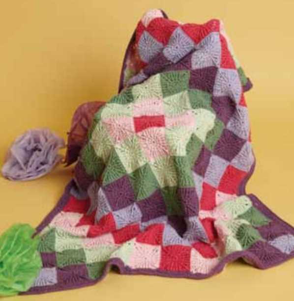 Free Crochet Pattern for a Magic Carpet Blanket