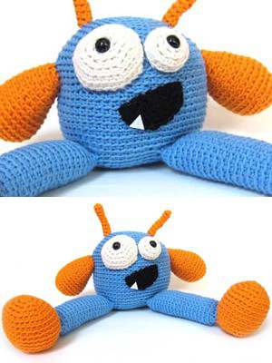 Free Crochet Pattern for a Monster Amigurumi Plarko