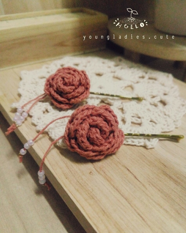 Free Crochet Pattern for a Vintage Rose