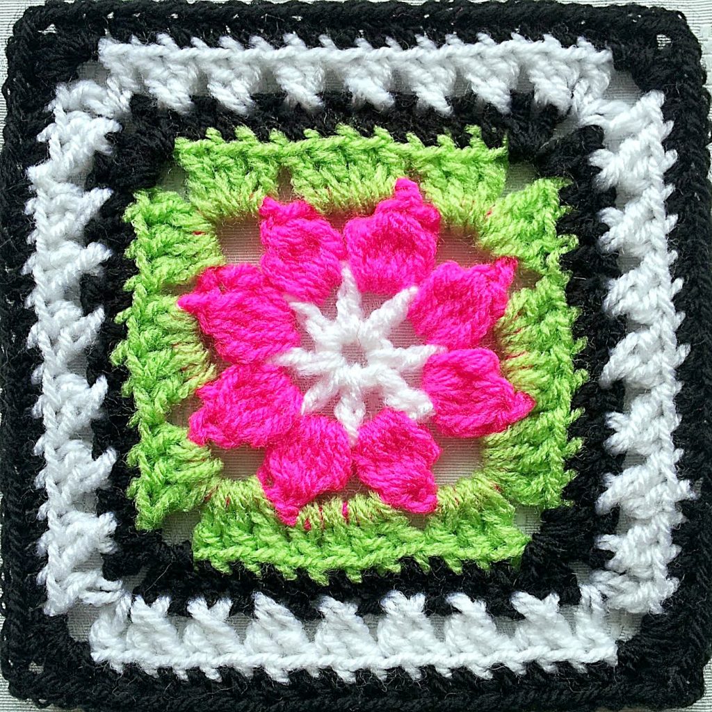 Walled Garden Free Square Crochet Pattern