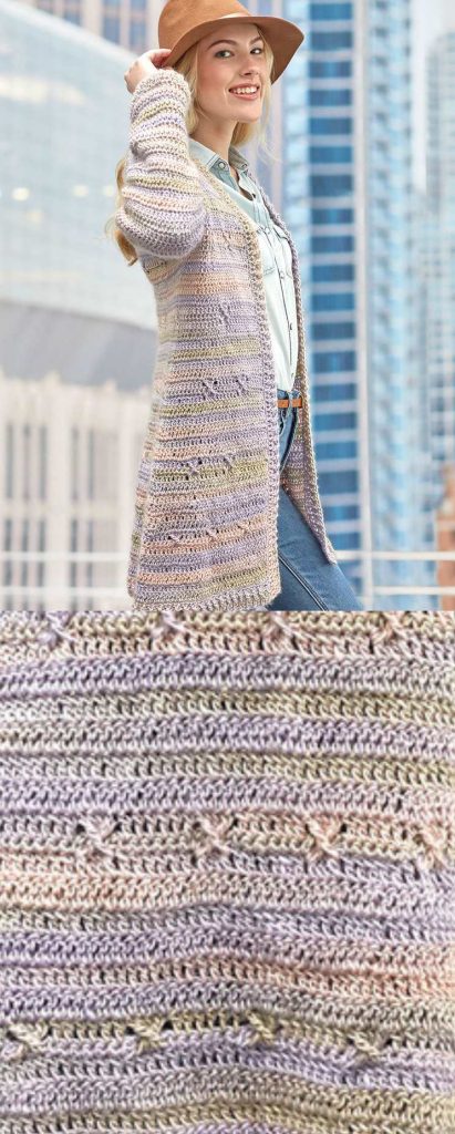 Free Crochet Pattern for a Around-Town Cardigan