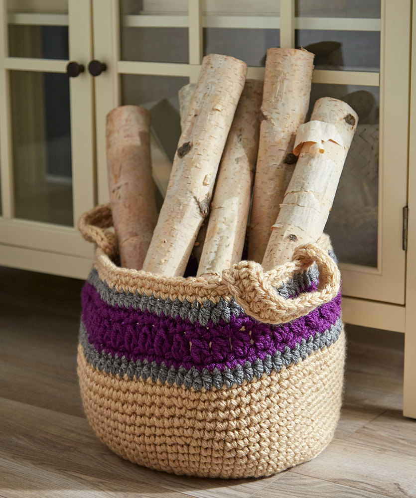 Free Crochet Pattern for a Handy Storage Basket