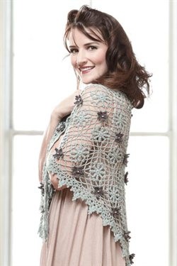 Free Crochet Pattern for a Promenade Shawl