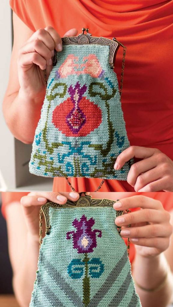 Free Crochet Pattern for a Purse of Prosperity 1