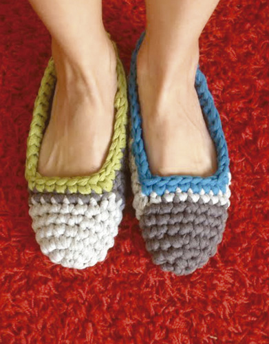 Free Crochet Pattern for Slippers