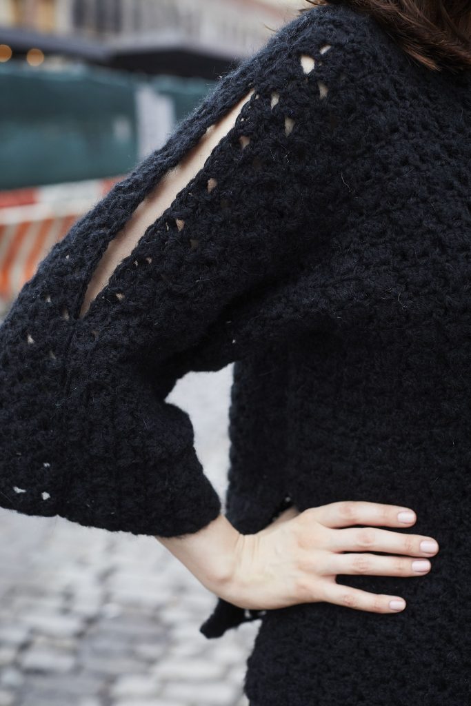 Free Crochet Pattern for a Film Noir Pullover