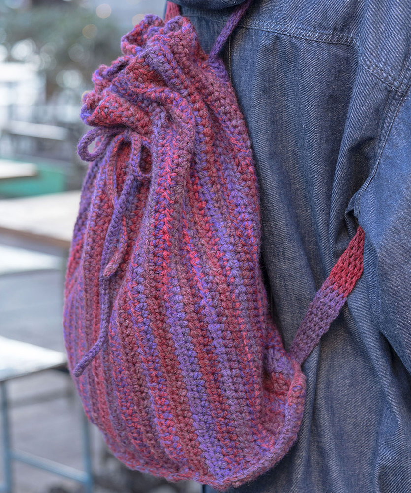 Free Crochet Pattern for a Fiore Rucksack