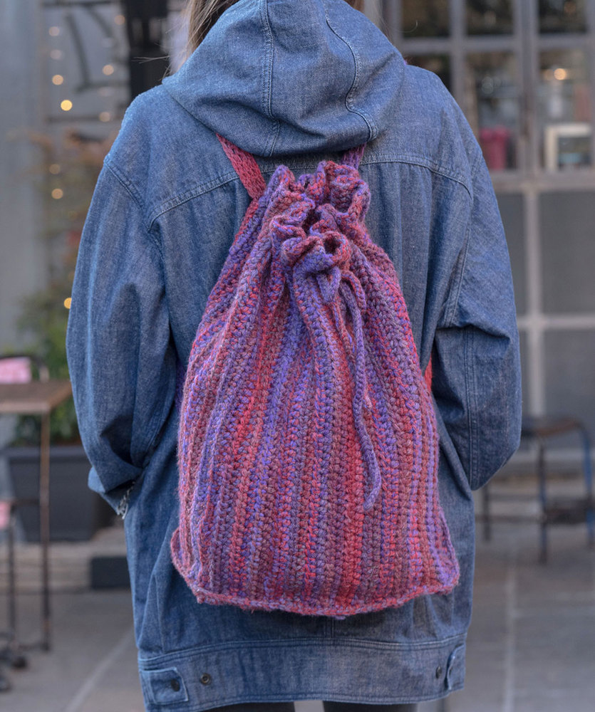 Free Crochet Pattern for a Fiore Rucksack