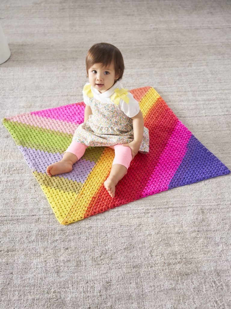 Free Crochet Pattern for a Granny Triangles Afghan