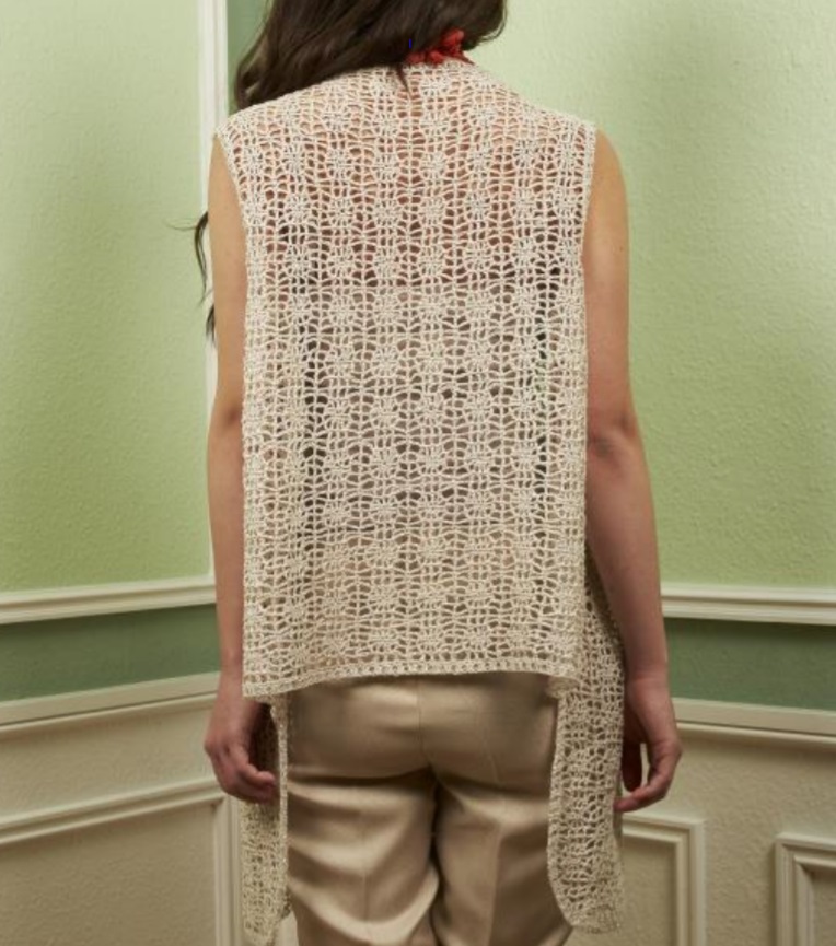 Free Crochet Pattern for a DesignEtte Allie’s Vest
