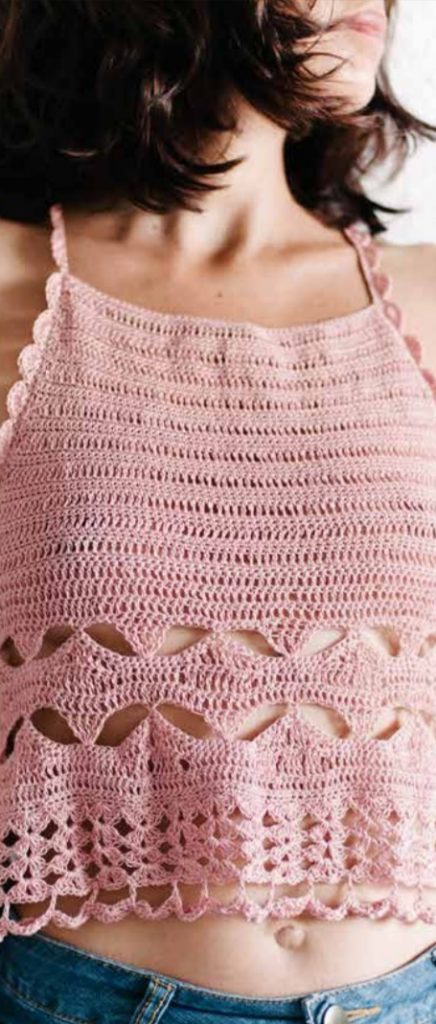 Free Crochet Pattern for a Racer Back Camisole