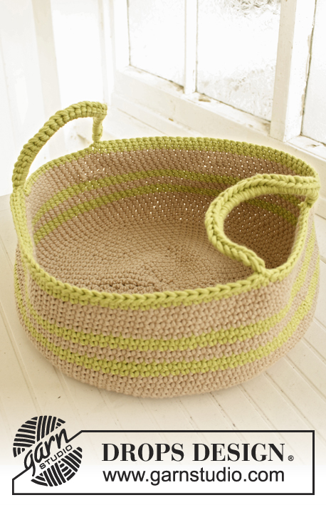 Free crochet pattern for a basket