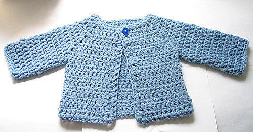 crochet baby coat