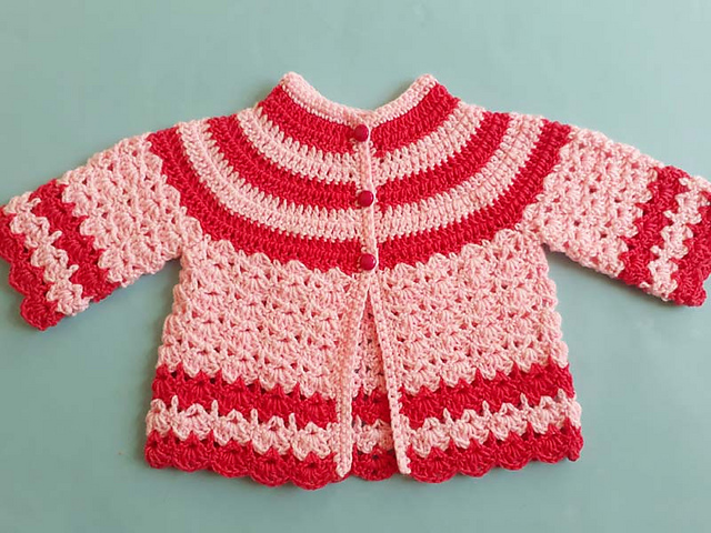 Free Crochet Patterns for Babies Cardigans