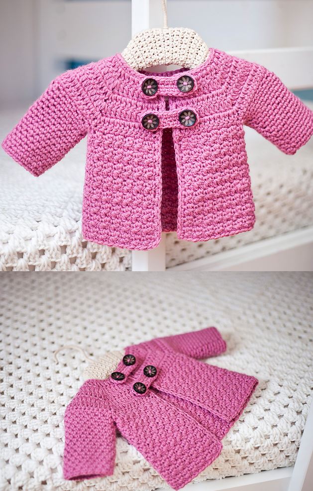 Free Crochet Patterns for Babies Cardigans