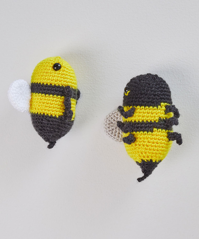 Free Knitting Pattern for a Bumblebee