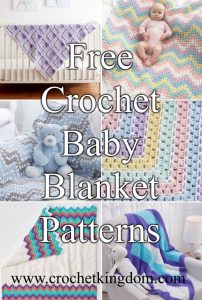 http://www.crochetkingdom.com/crochet-baby-blanket-patterns/