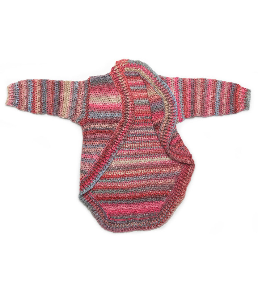 Free Knitting Pattern for a Crochet Shrug Cardigan
