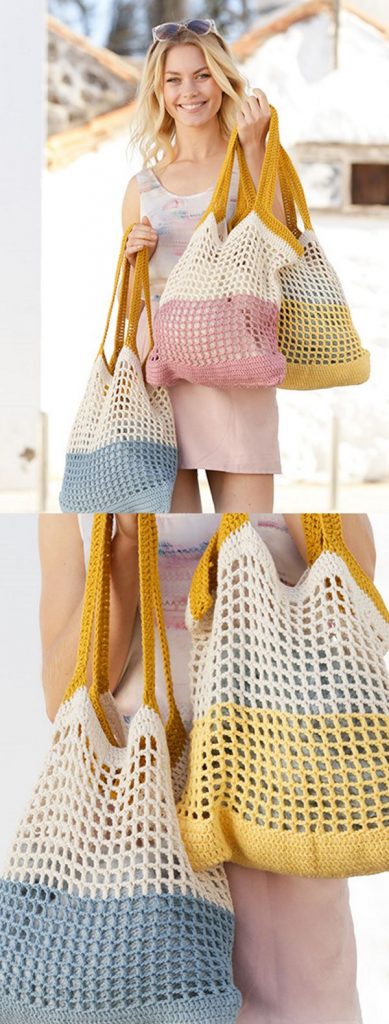Free Crochet Pattern for a Beach Bag