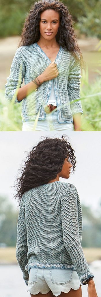 Free Crochet Pattern for a Breeze Summer Cardigan