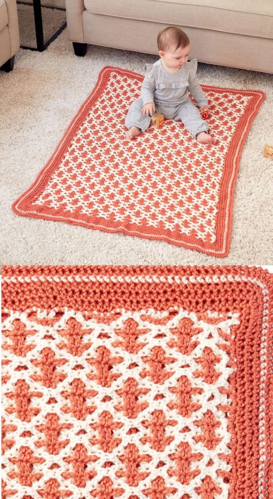 Free Pattern for an Interlocking Stitch Crochet Pattern