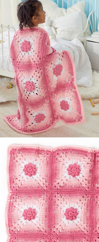 Crochet Flower Baby Blanket Patterns Free