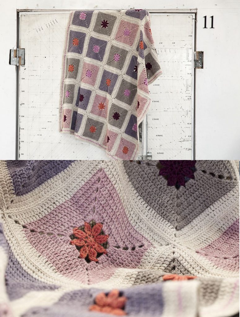 Crochet Flower Blanket Patterns Free