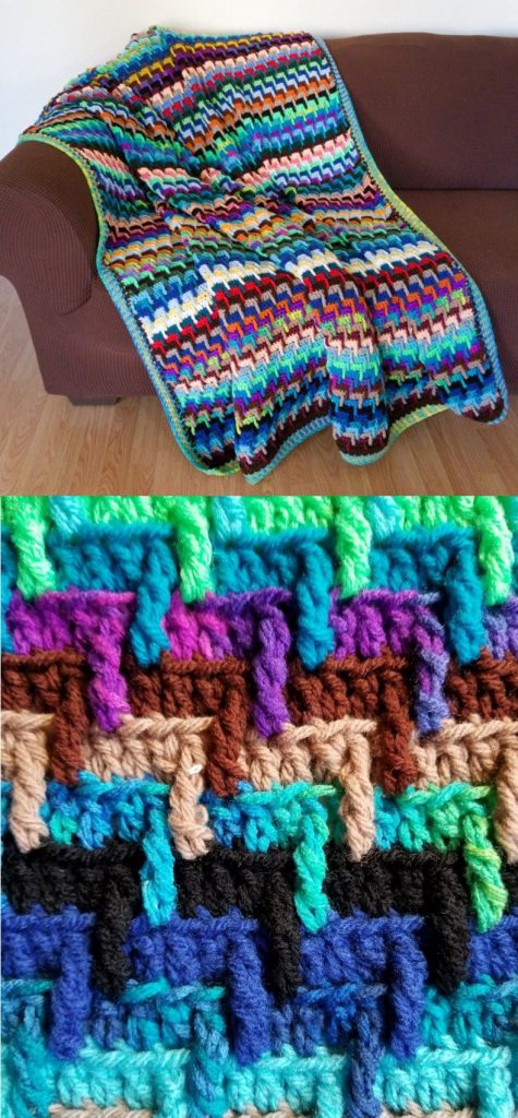 Stash Buster Crochet Blanket Pattern Ideas