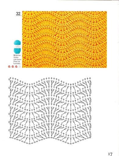 Feather and Fan Ripple Stitch Crochet