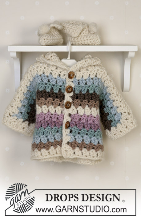 Free Crochet Pattern for a Baby and Toddler Jacket Unisex