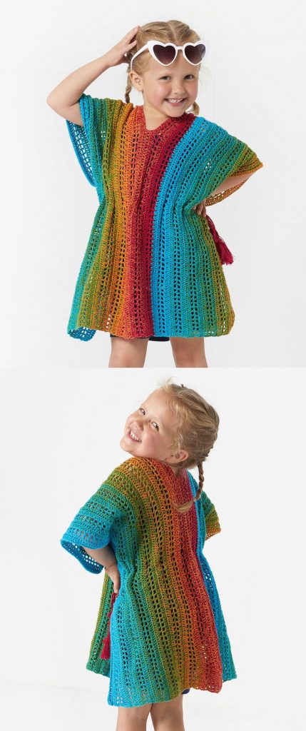 Free Crochet Pattern for a Beach Girl Cover Up