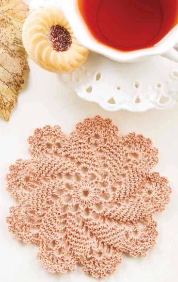 Pinwheel Coaster Crochet Pattern