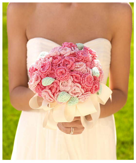 Crochet Bridal Nosegay Bouquet