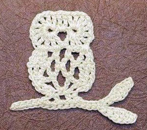 Crochet Owl Motif