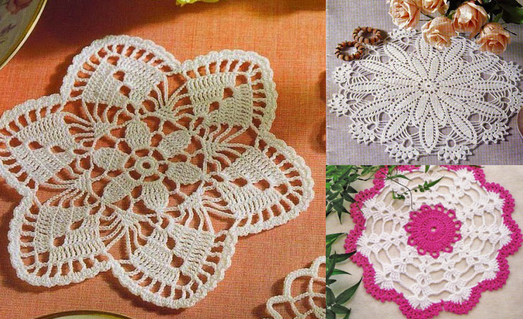 Three Small Doilies