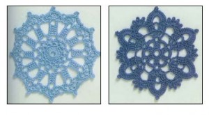Two Circular Crochet Motifs