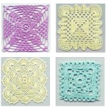Four Free Square Crochet Motifs