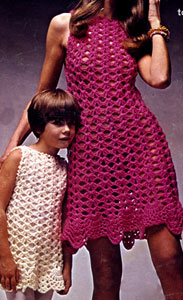 Big & Little Dresses Crochet Pattern