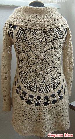 Circular Crochet Cardigan ⋆ Crochet Kingdom